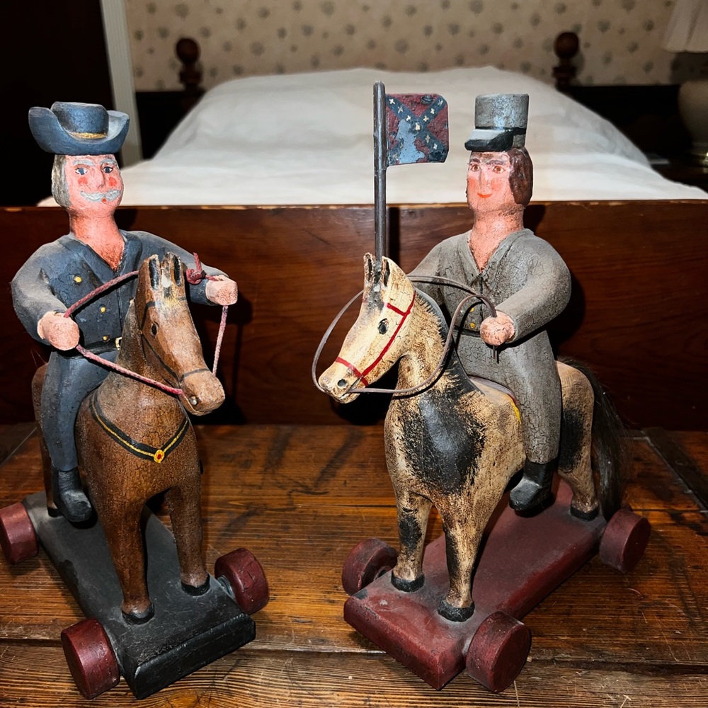 Civil War Soldiers on Horseback